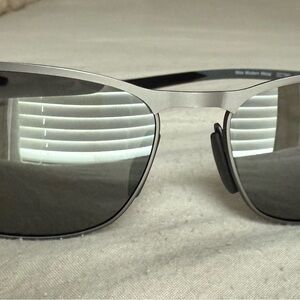 Nike Silver and Black Men's Sunglasses
